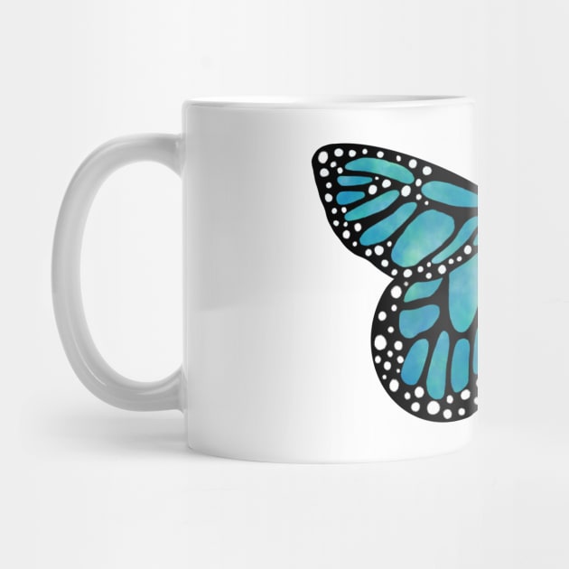 Teal butterfly by tothemoons